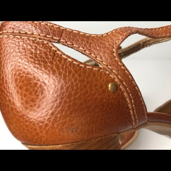 FRANCO SARTO strap cut out open toe buckle 9 1/2M - Picture 7 of 8